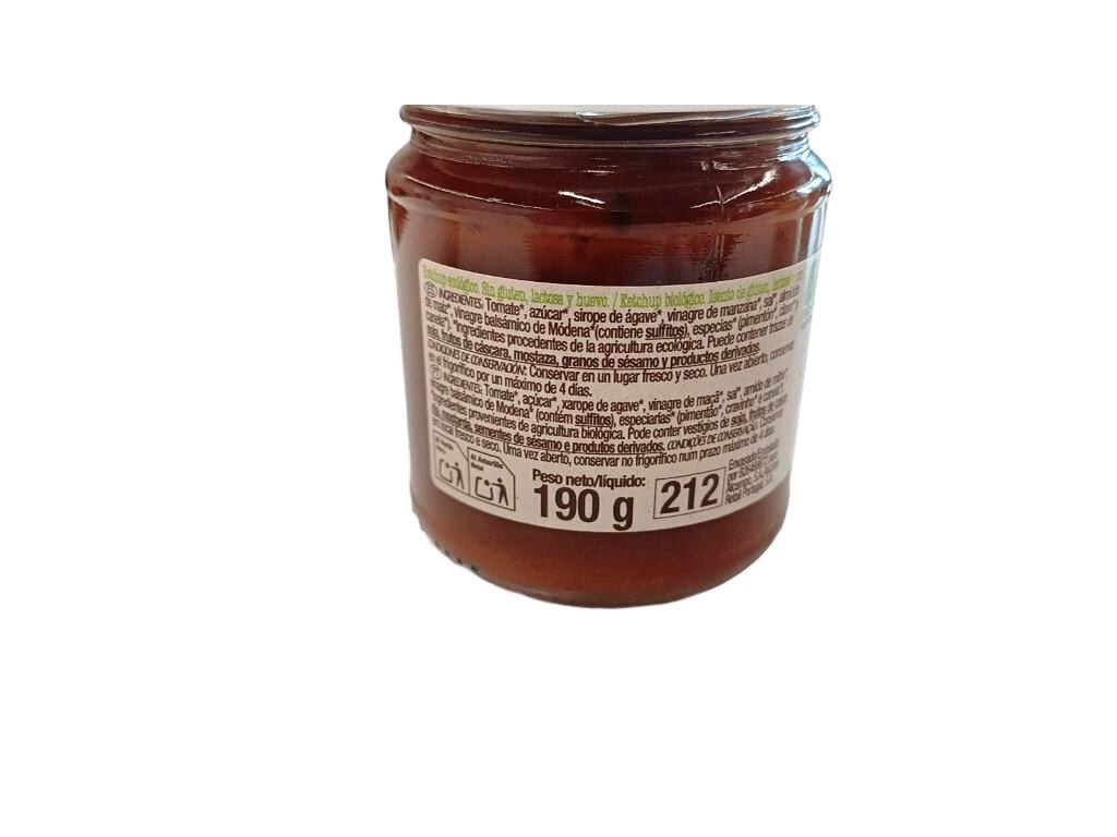 KETCHUP AUCHAN BIO FRASCO 190G image number 1