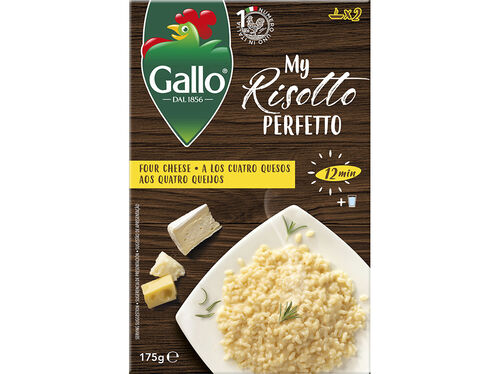 RISOTTO RISO GALLO AOS 4 QUEIJOS 175G image number 0