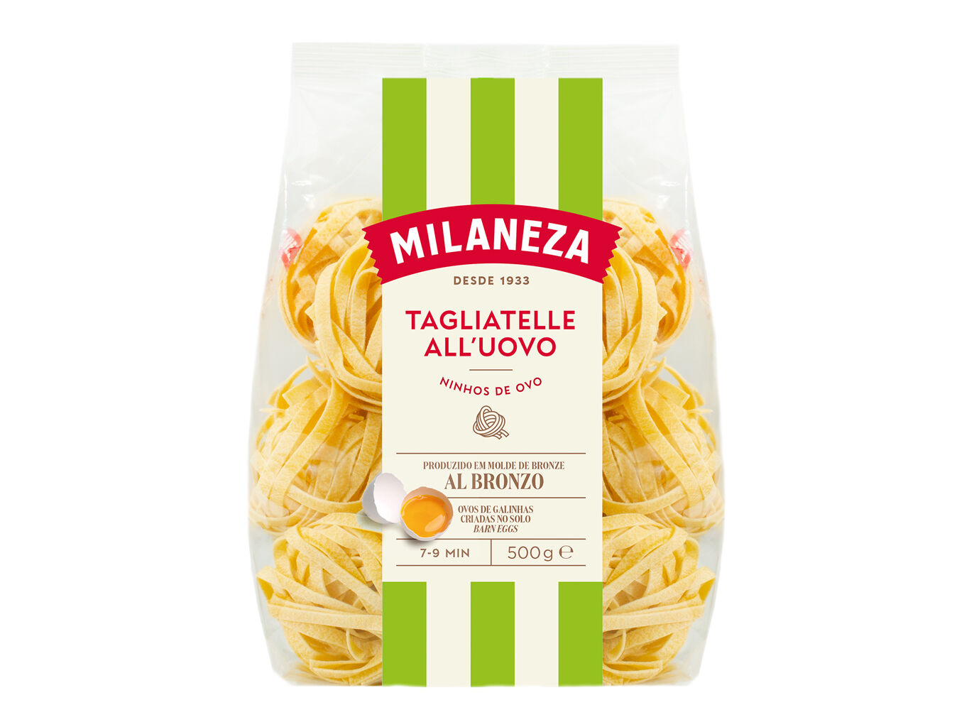 MASSA MILANEZA NINHO DE OVOS 500G
