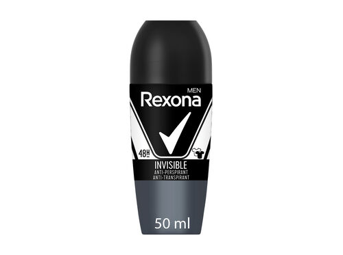 DEO REXONA MEN ROLL ON INVISIBLE CLOTHES 50ML image number 0