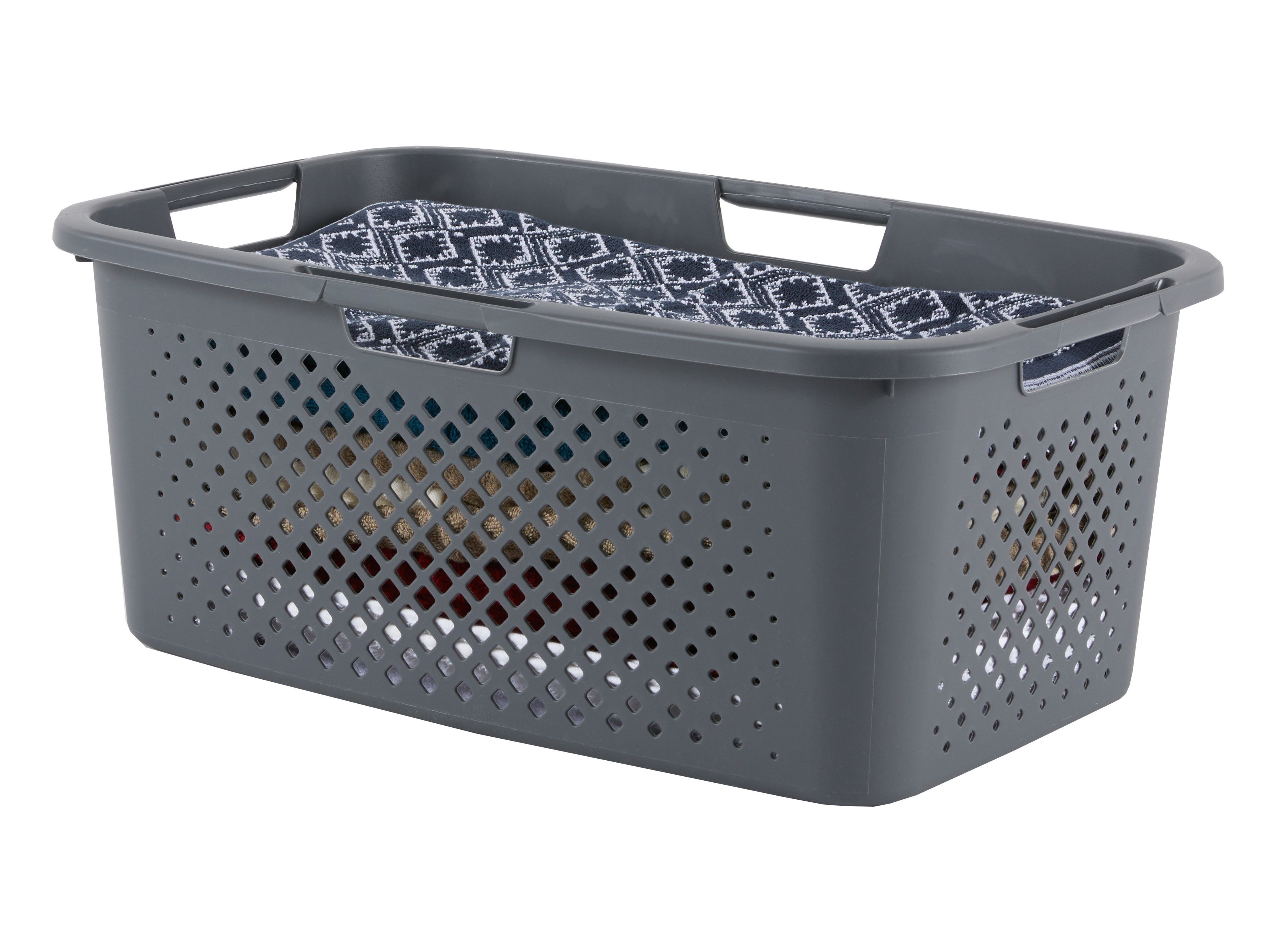 CESTO ROUPA LAVADA ACTUEL PL&Aacute;STICO RECICLADO 37L image number 1