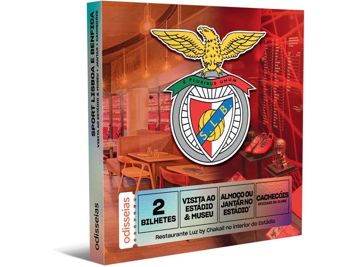 GOURMET SPORT LISBOA E BENFICA - EST&Aacute;DIO & MUSEU + LUZ BY CHAKALL