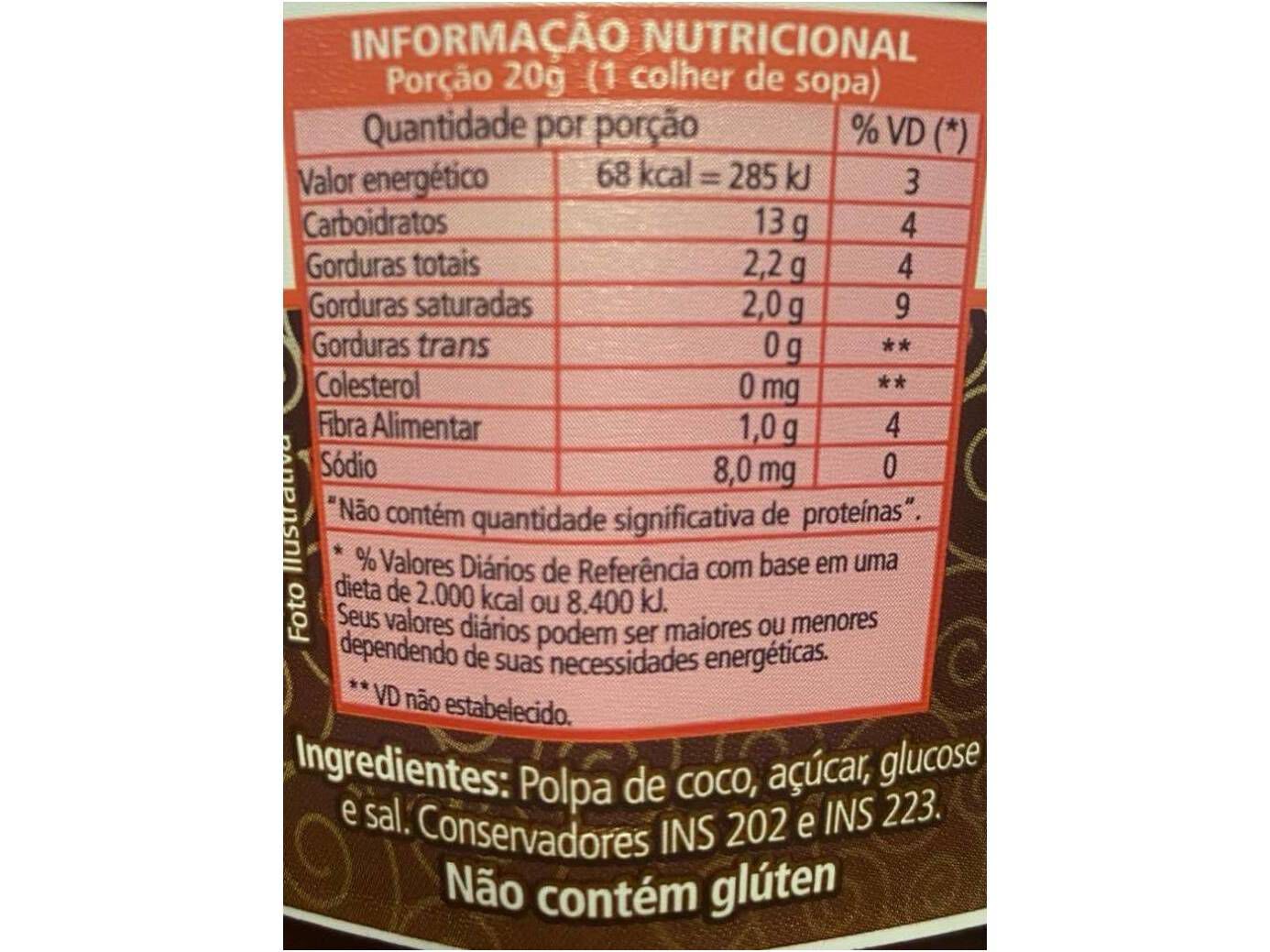 COCADA SOCOCO CREMOSA QUEIMADA 335G image number 1