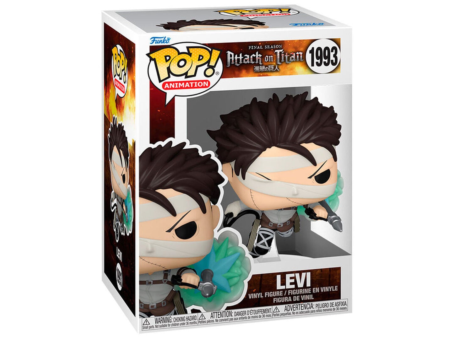 FIGURA FUNKO POP ANIMATION: AOT- LEVI (SP-1 image number 0