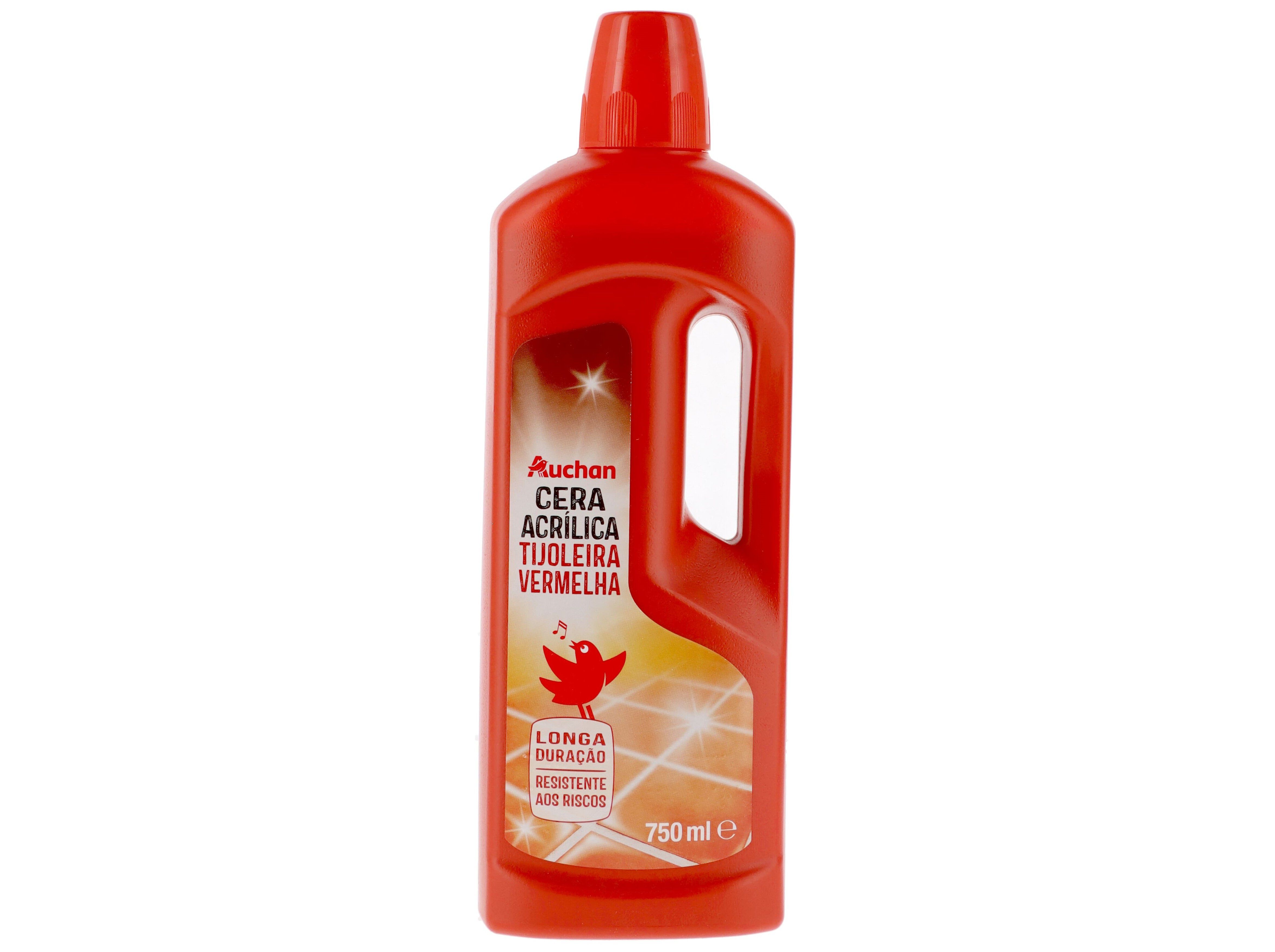 CERA AUCHAN ACR&Iacute;LICA PARA TIJOLEIRA VERMELHA 750ML image number 0