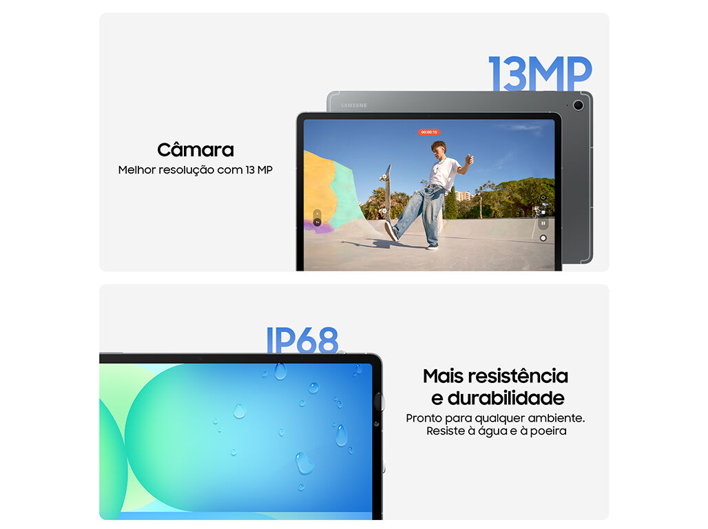 TABLET SAMSUNG GALAXY TAB S10 FE 128GB CINZENTO image number 3