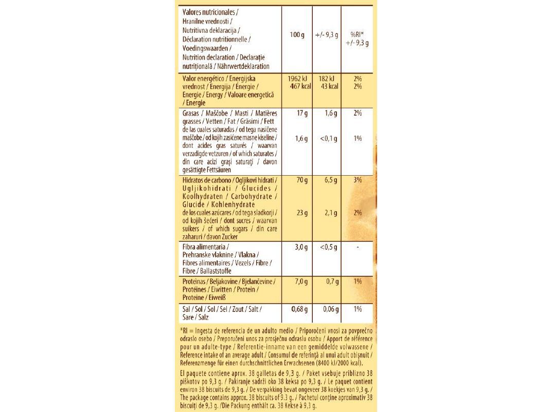 BOLACHAS MULINO BIANCO TARALLUCCI 350 G image number 1
