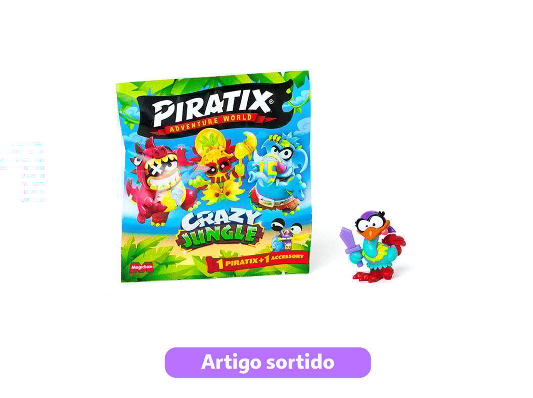 CRAZY JUNGLE PIRATIX ONE PACK MODELOS SORTIDOS