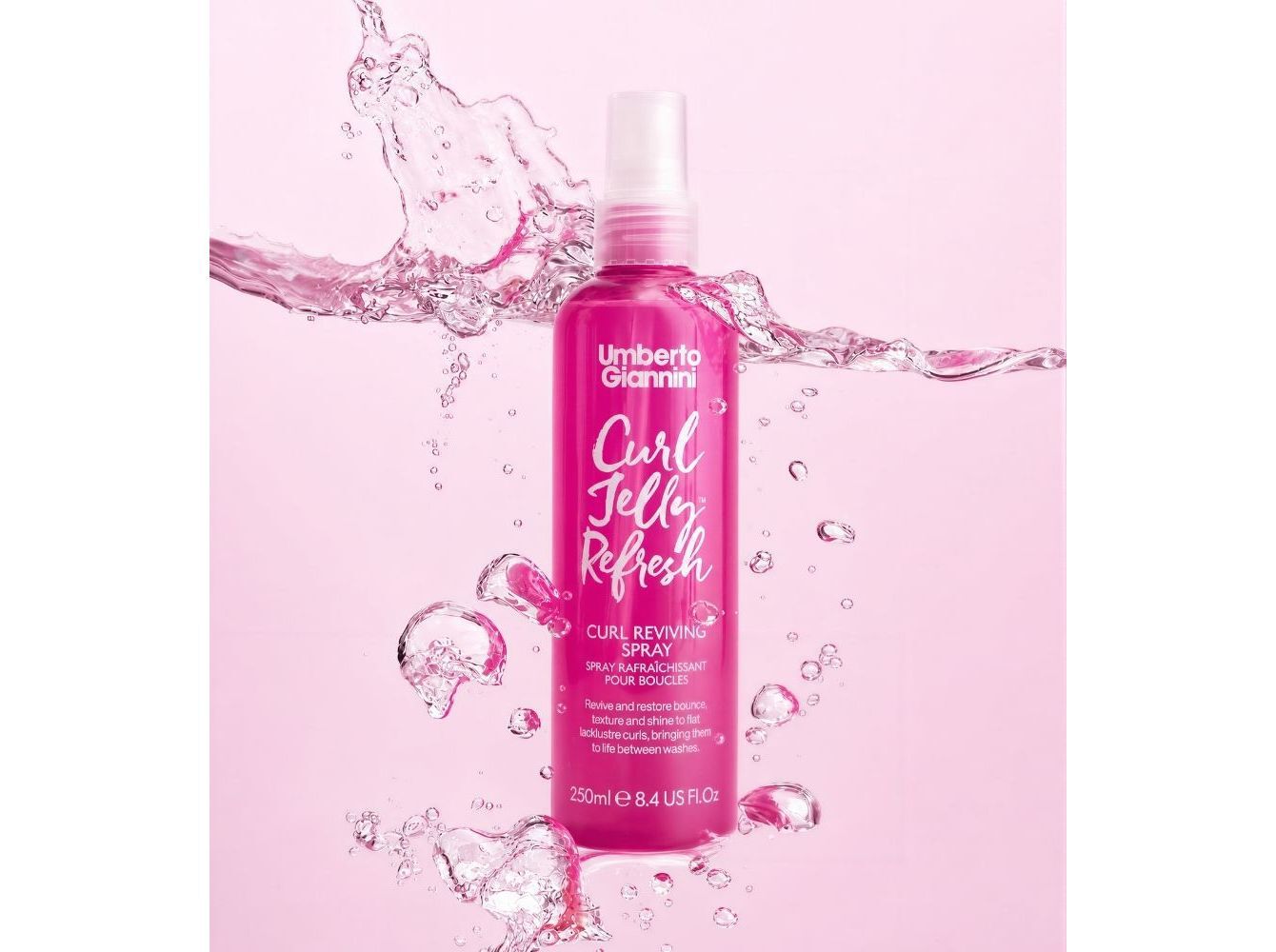 SPRAY UMBERTO GIANNINI CURL JELLY REFRESH 250ML image number 1