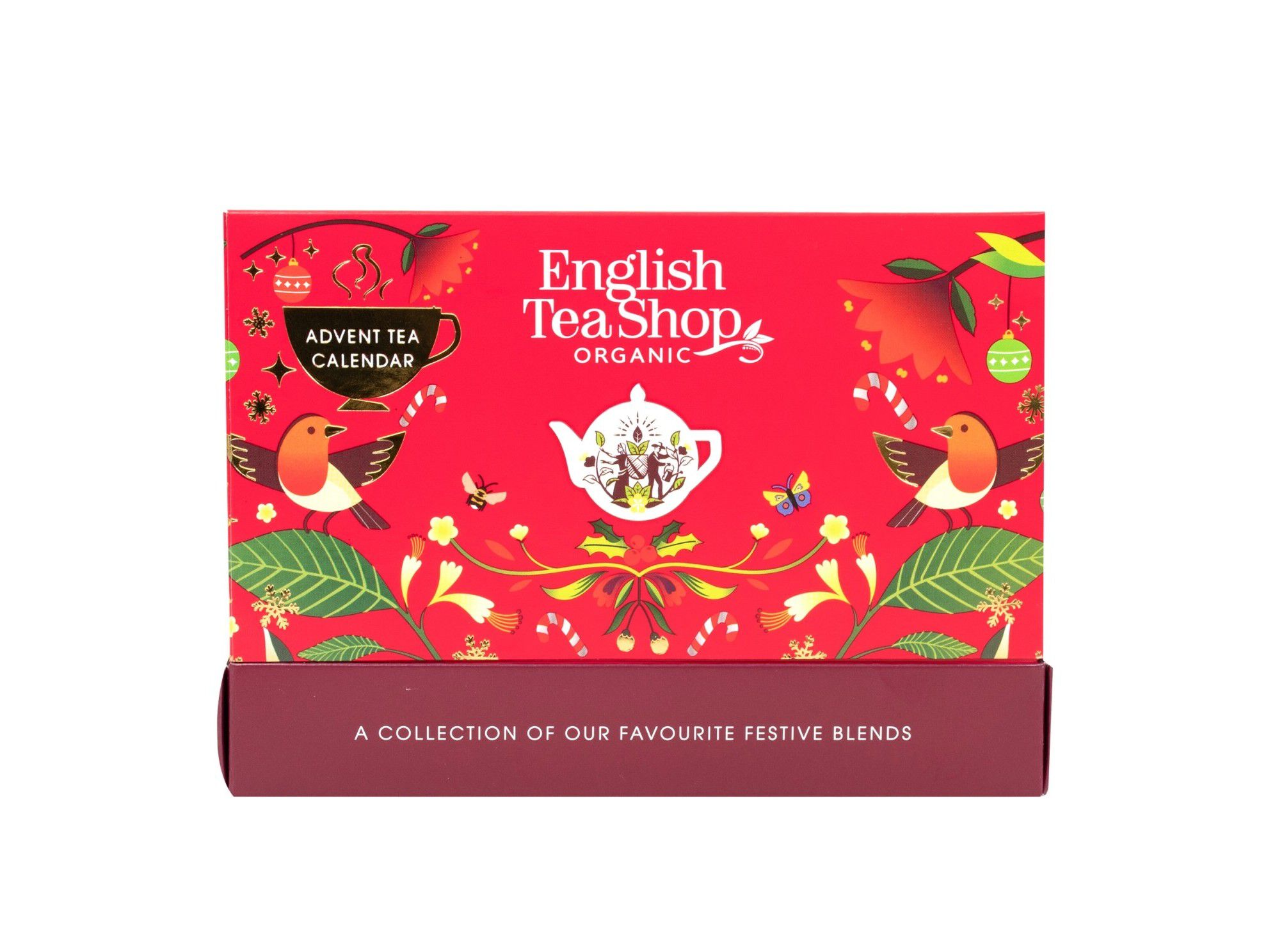 CALEND&Aacute;RIO ADVENTO ENGLISH TEA VERMELHO 25 SAQUETAS