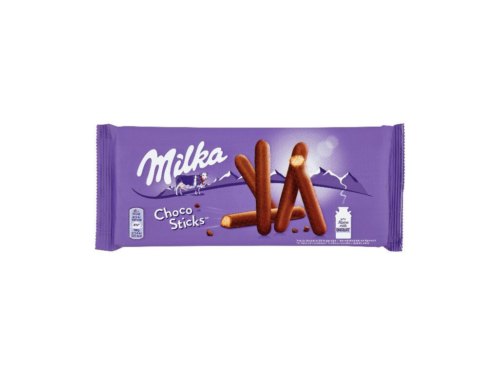 BOLACHAS MILKA CHOCO STICKS 112G image number 1
