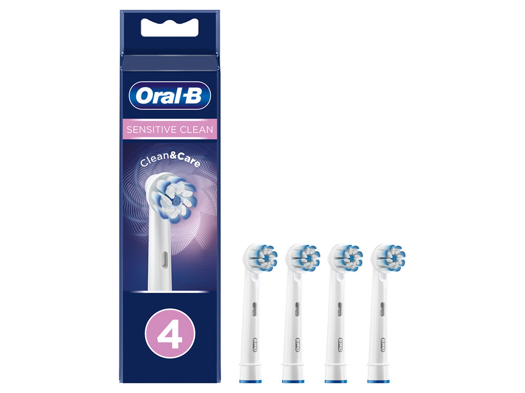 RECARGA ORAL B ESCOVA EL&Eacute;CTRICA SENSITIVE 4UN