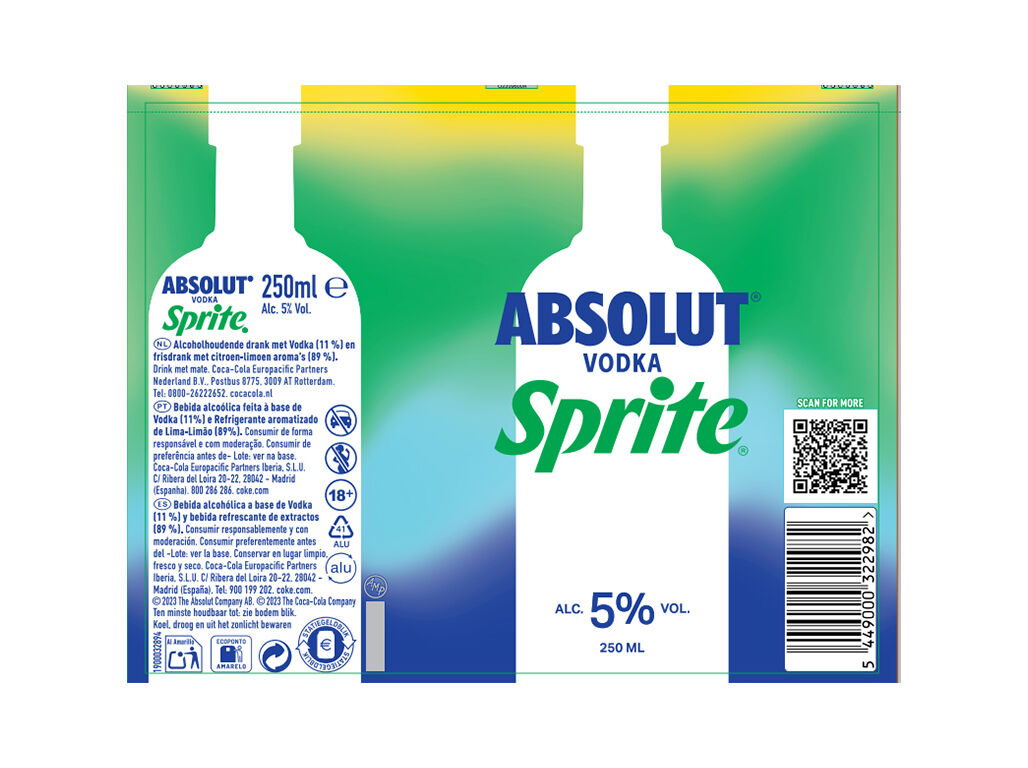 COCKTAIL ABSOLUT AND SPRITE 0.25 image number 1
