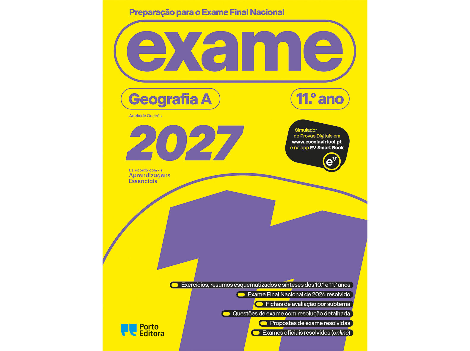 LIVRO PREPARA&Ccedil;&Atilde;O PARA O EXAME FINAL NACIONAL 2027 - GEOGRAFIA A 11&ordm; ANO image number 0