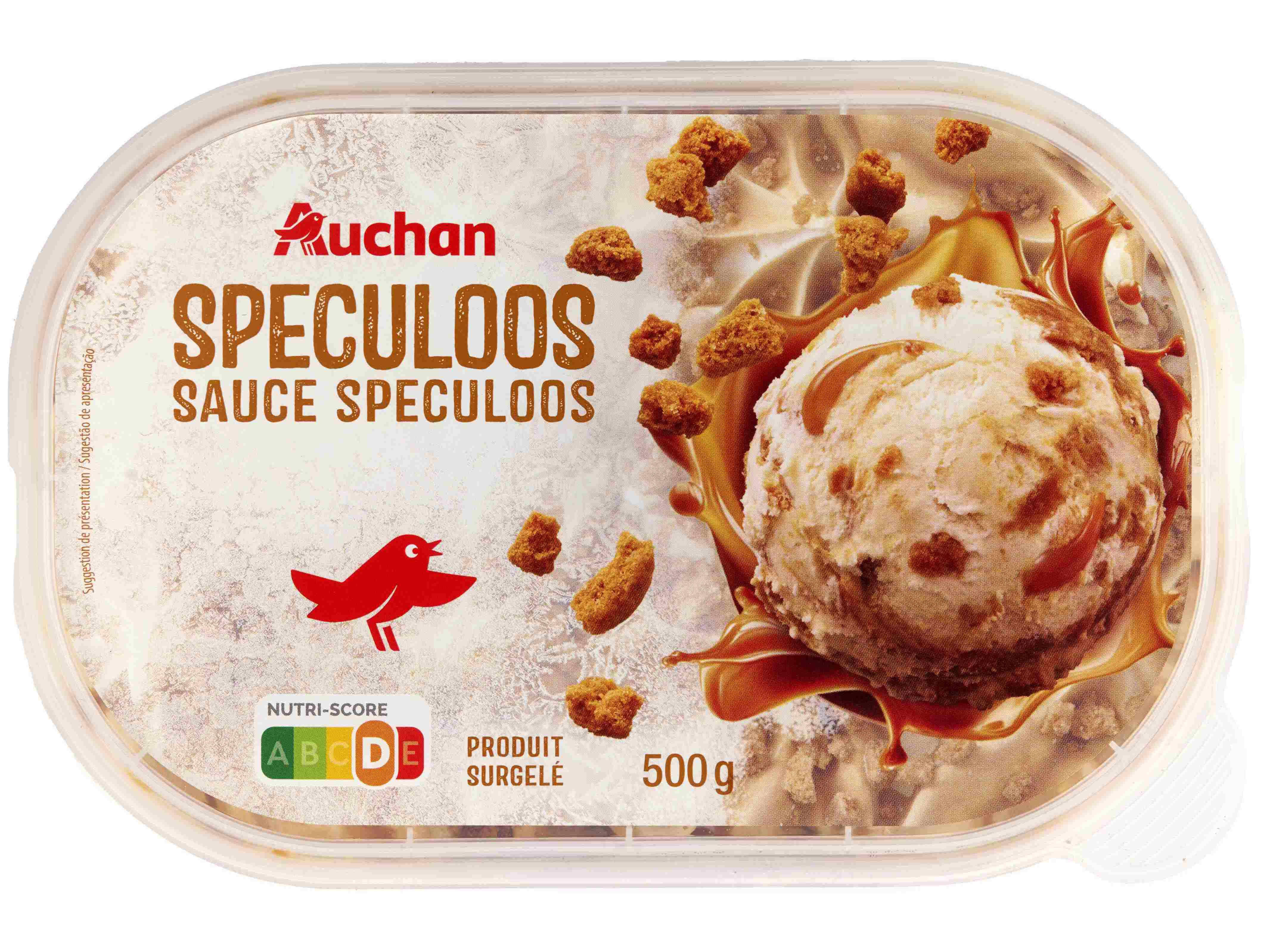 GELADO AUCHAN SPECULOOS 900ML image number 0