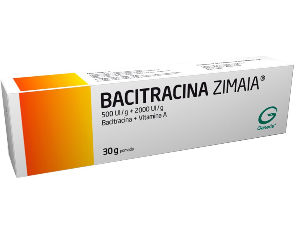 POMADA BACITRACINA ZIMAIA 500UI/G + 2000UI/G 30G