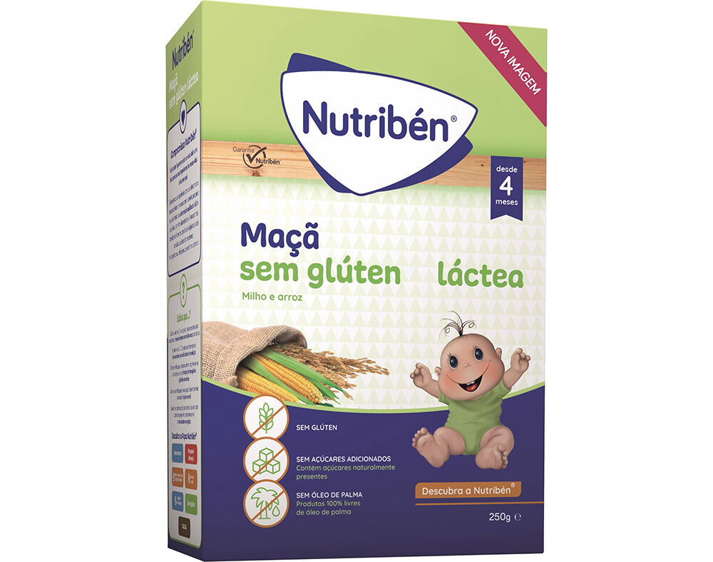 PAPA L&Aacute;CTEA NUTRIBEN MA&Ccedil;&Atilde; 250G image number 0