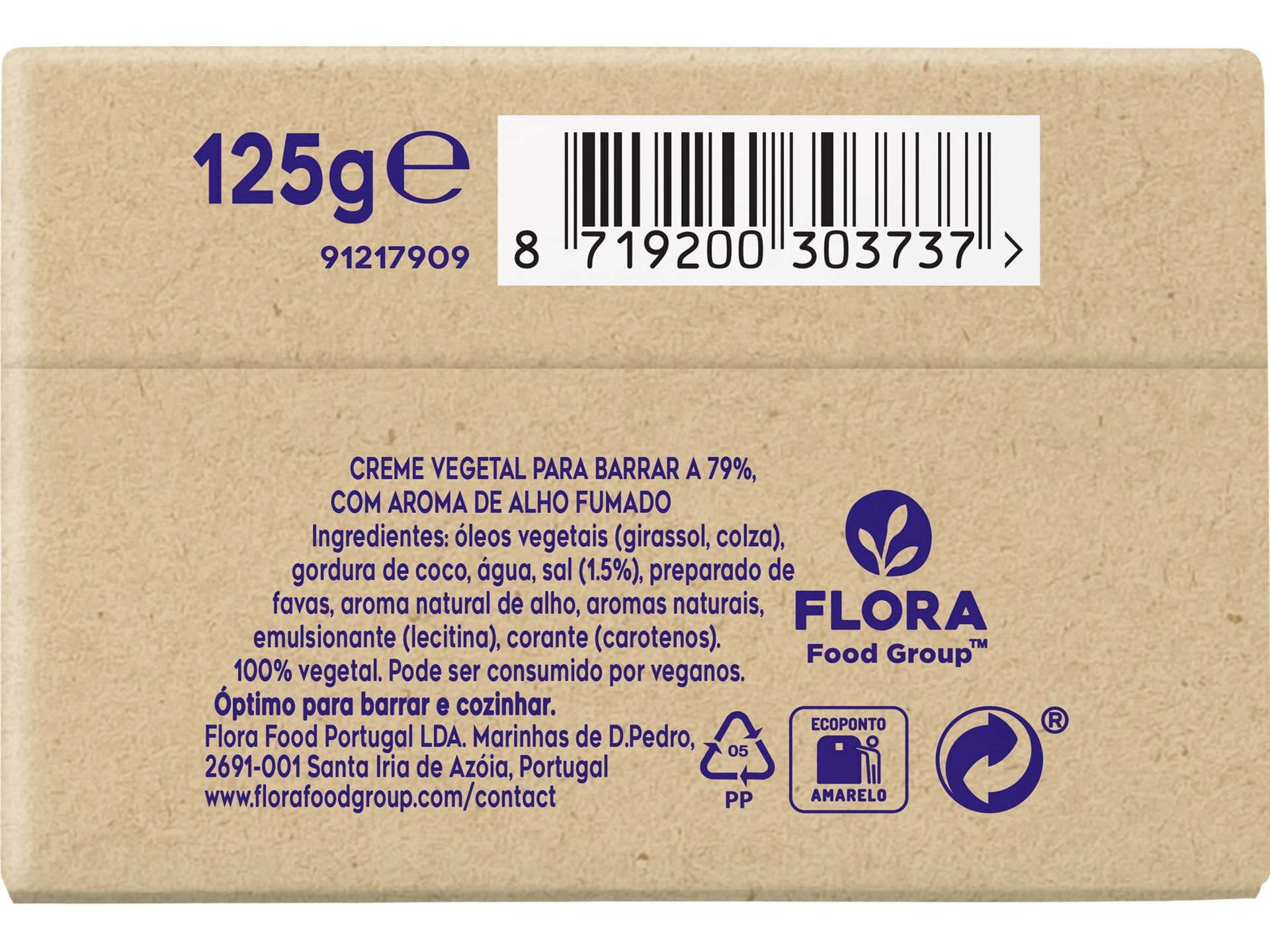 CREME VEGETAL PLANTA SABOR A ALHO 125G image number 1