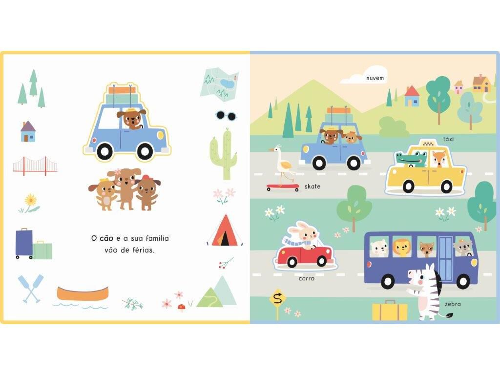 LIVRO DE AUTOCOLANTES DE FELTRO - EM VIAGEM image number 1