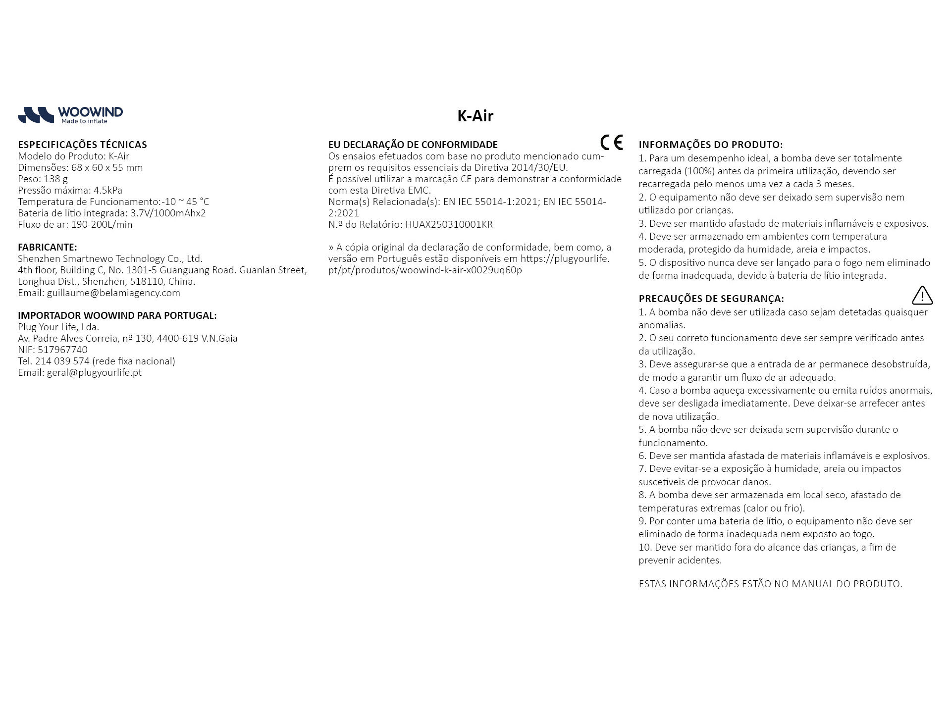 COMPRESSOR WOOWIND K-AIR image number 6