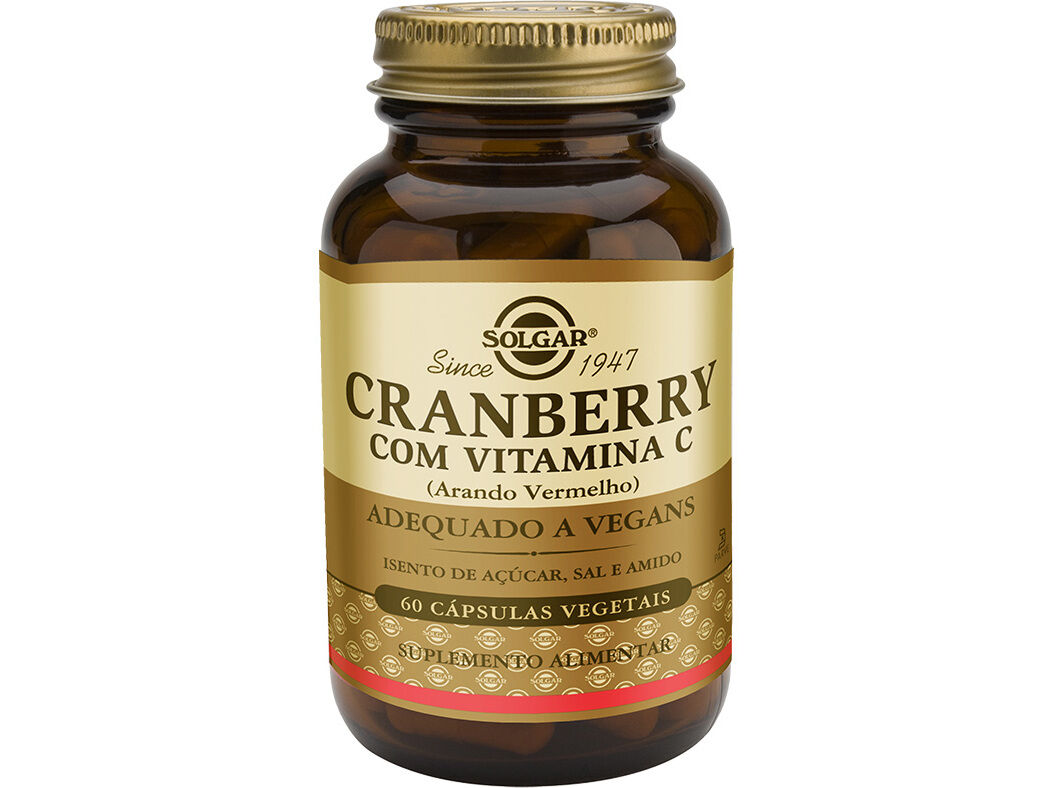 SUPLEMENTO SOLGAR CRANBERRY+VITAMINA C 60 CAPSULAS