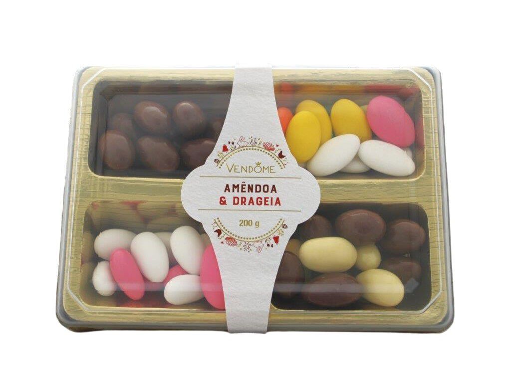 CAIXA VEND&Ocirc;ME AM&Ecirc;NDOA & DRAGEIA 200 G