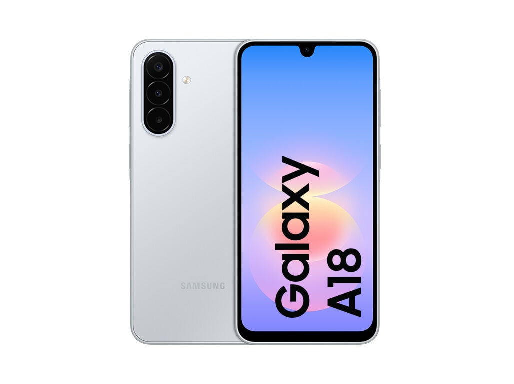 SMARTPHONE SAMSUNG GALAXY A18 PRATEADO 4/128GB image number 0