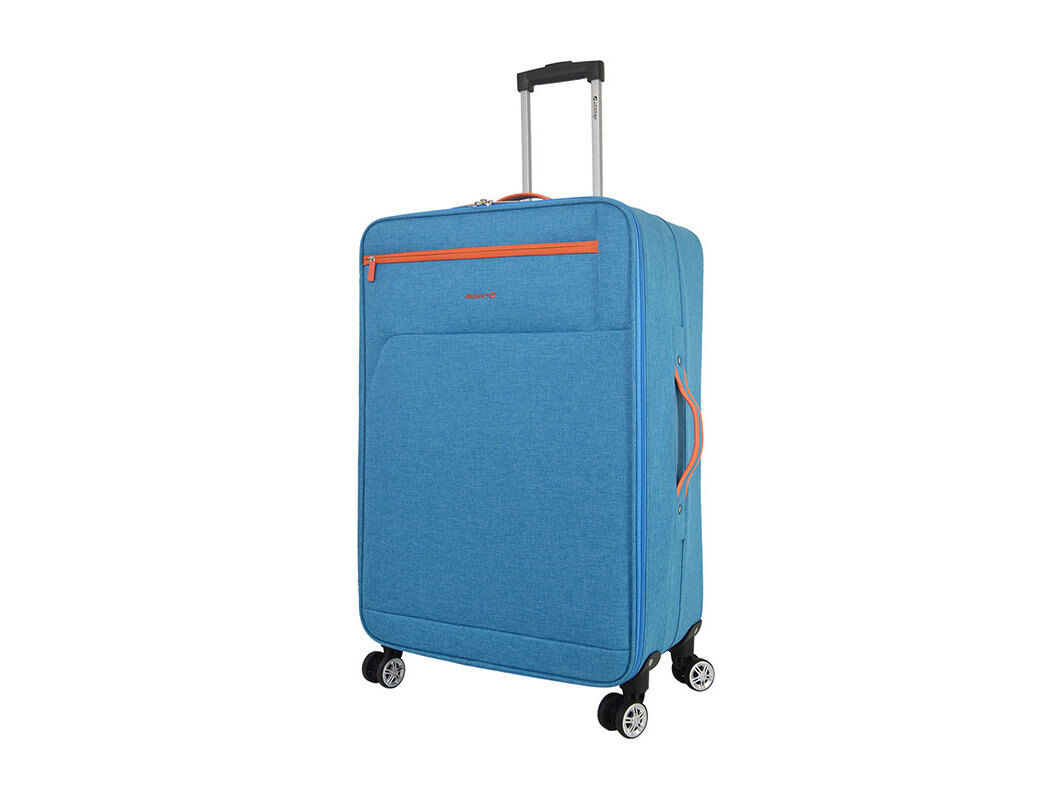 MALA DE VIAGEM GRANDE FLEX&Iacute;VEL AIRPORT AZUL 4 RODAS 75X46X27CM image number 0