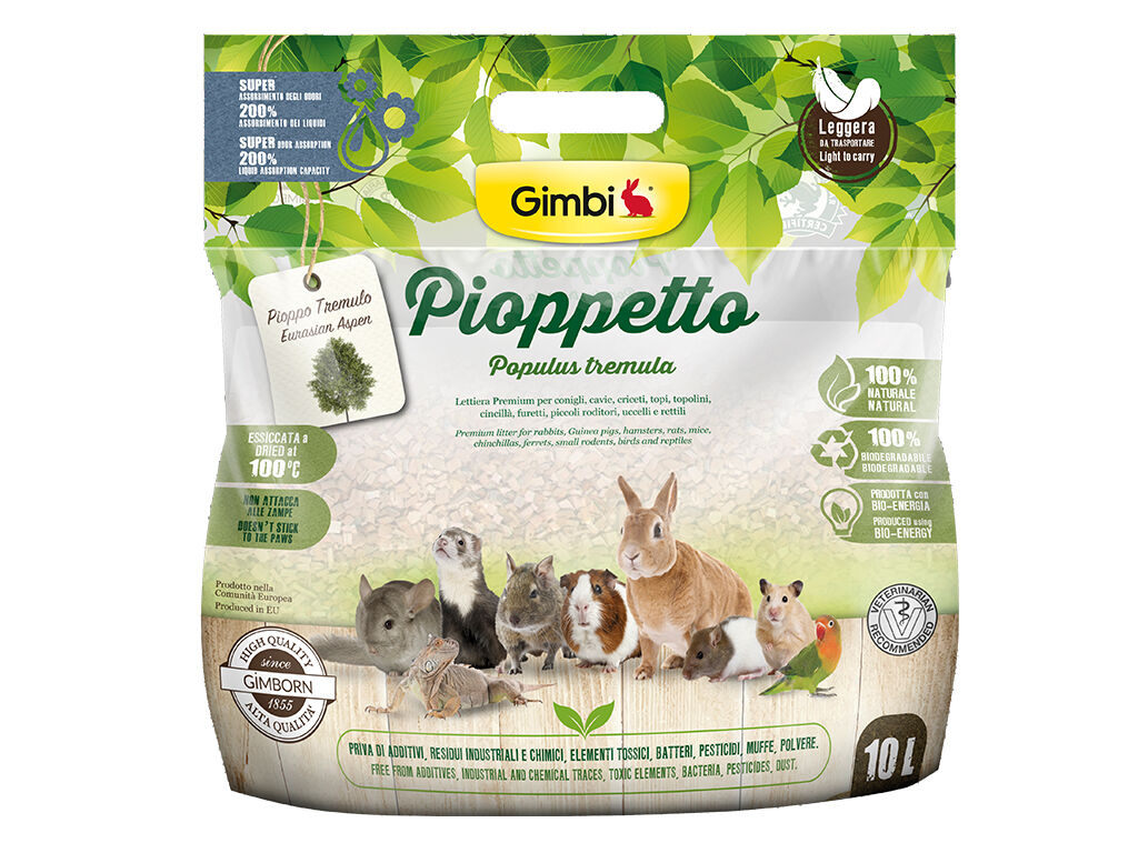 ABSORVENTE ROEDORES GIMBORN LITTER PIOPPETTO 10L image number 0