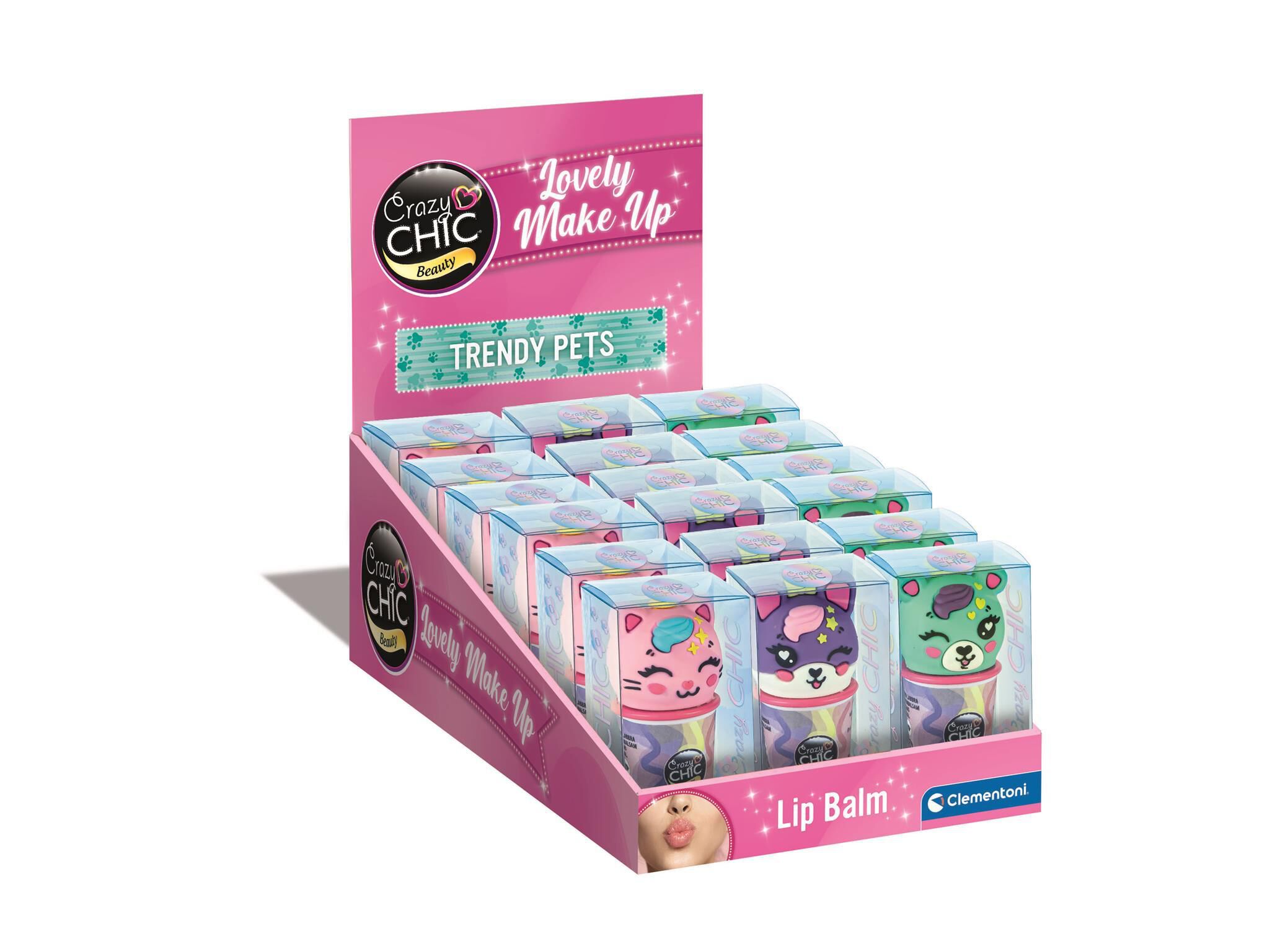 LIP BALM TRENDY PETS CRAZY CHIC MODELOS SORTIDOS image number 3