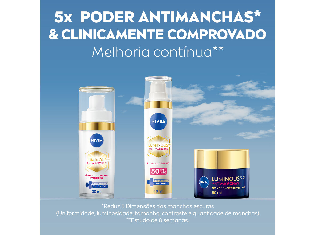 S&Eacute;RUM DE ROSTO TRATAMENTO AVAN&Ccedil;ADO ANTIMANCHAS CELLULAR LUMINOUS 630 NIVEA 30 ML image number 4