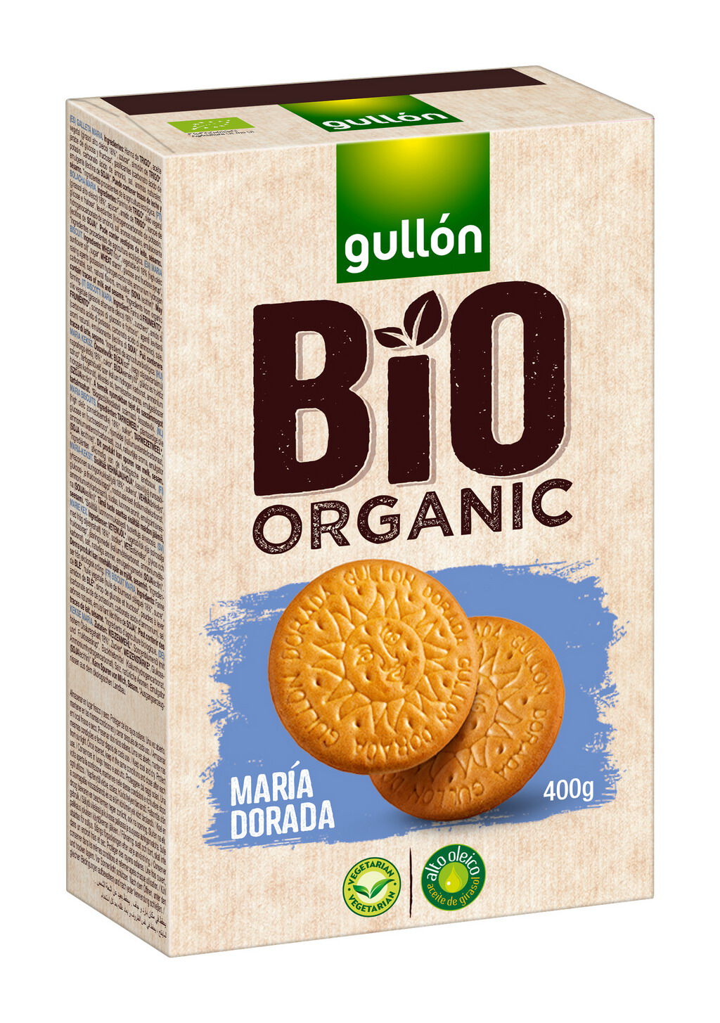 BOLACHA GULLON MARIA DOURADA BIO 400G image number 0