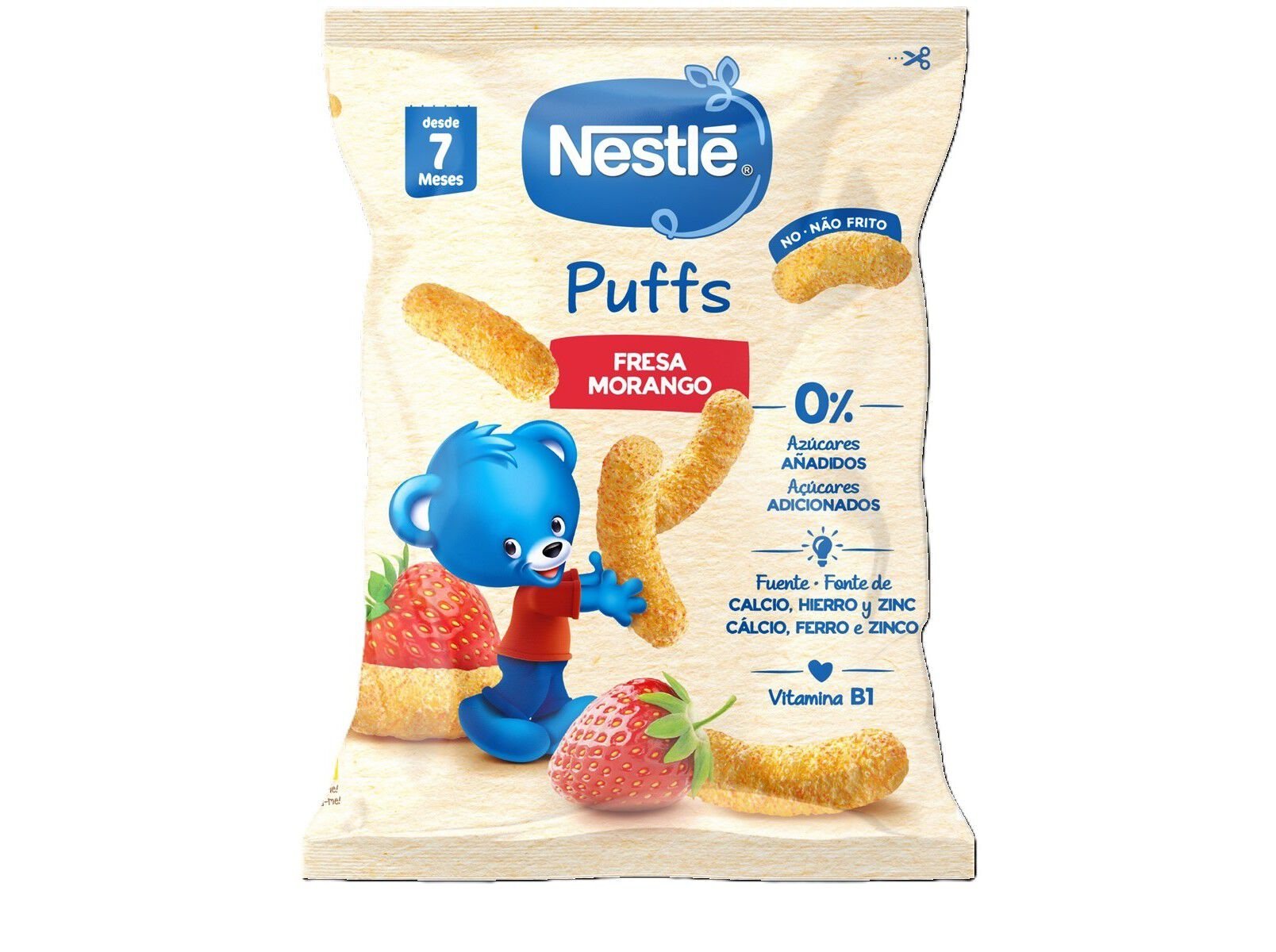 SNACK PARA BEB&Eacute; NESTL&Eacute; MORANGO BANANA 28GR image number 0