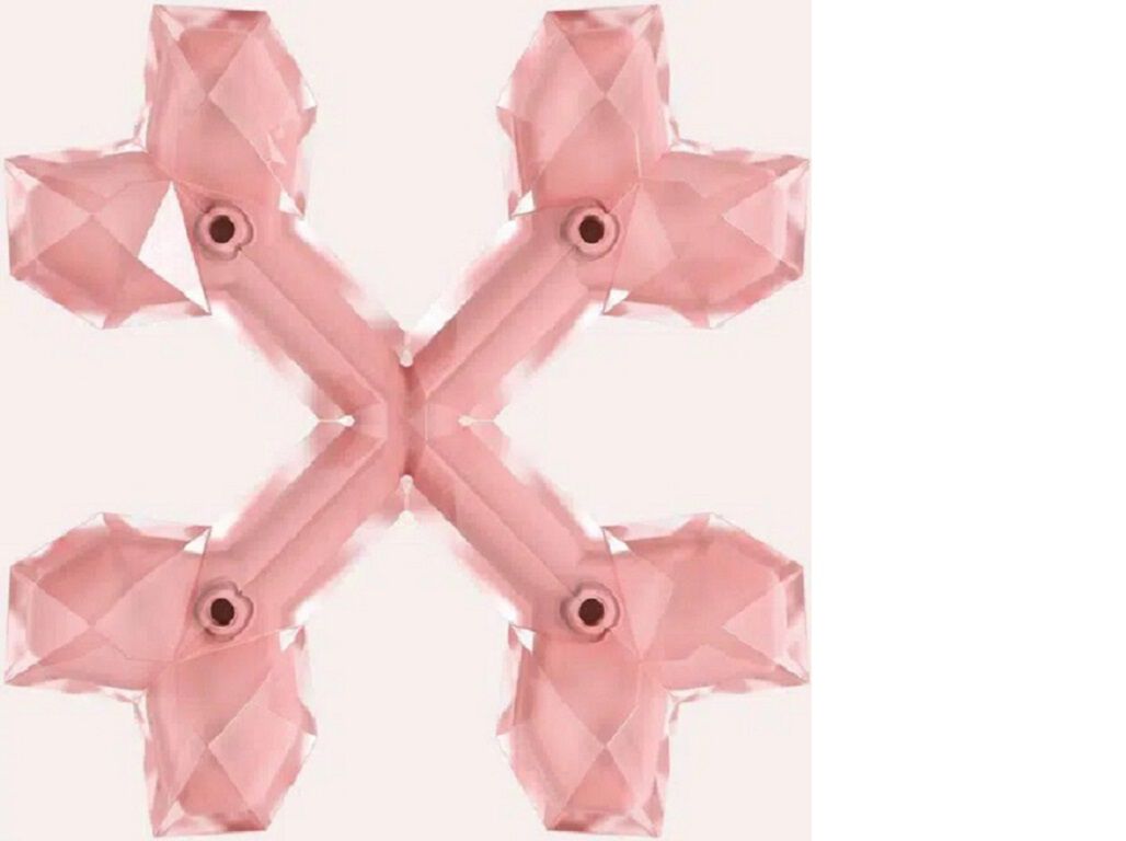 BRINQUEDO PARA C&Atilde;O ZEUS DUO OSSOS CRUZADOS FRANGO 15CM image number 1