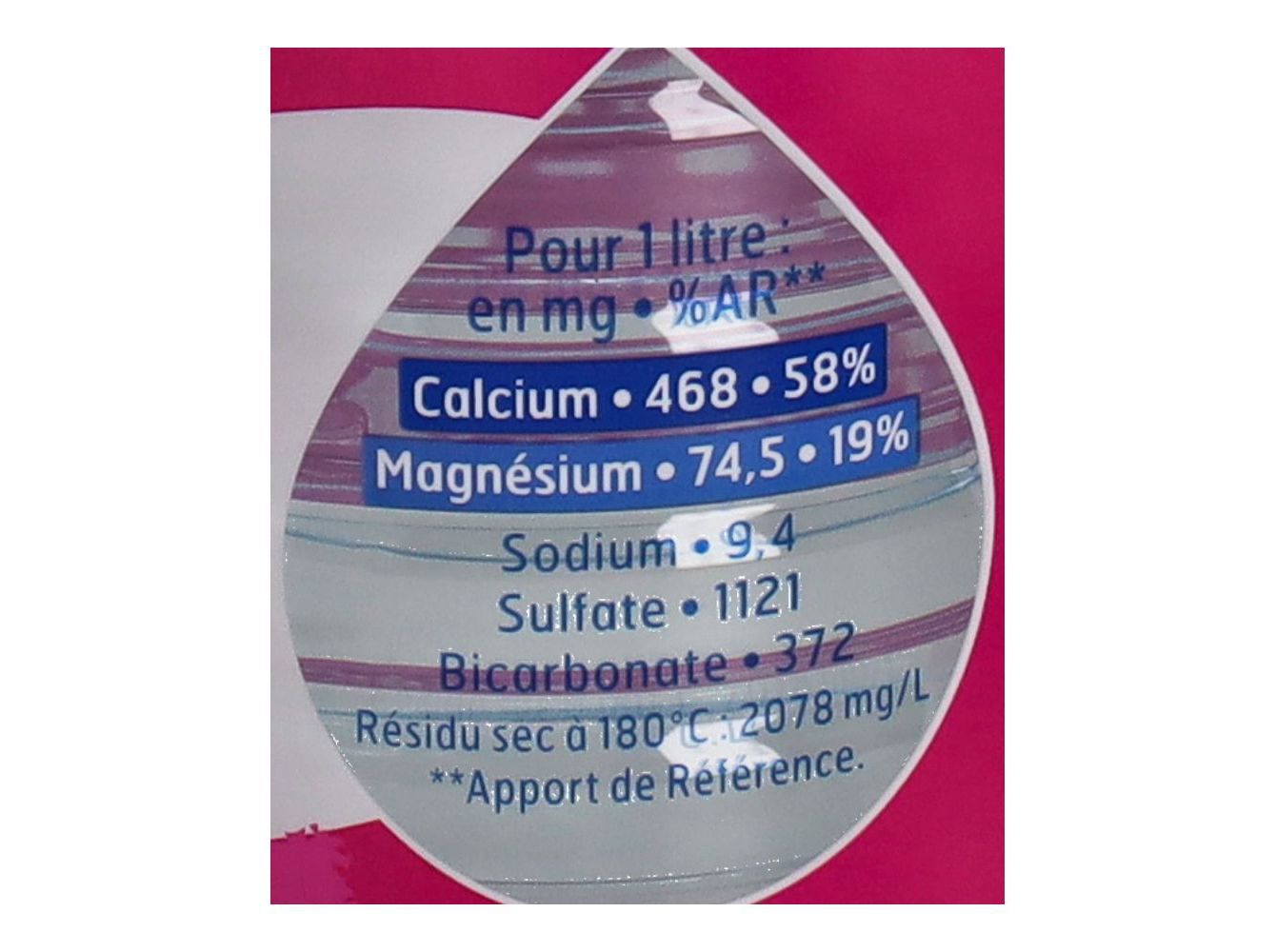 &Aacute;GUA MINERAL CONTREX FRAN&Ccedil;A 1.5 L (SDR) image number 1