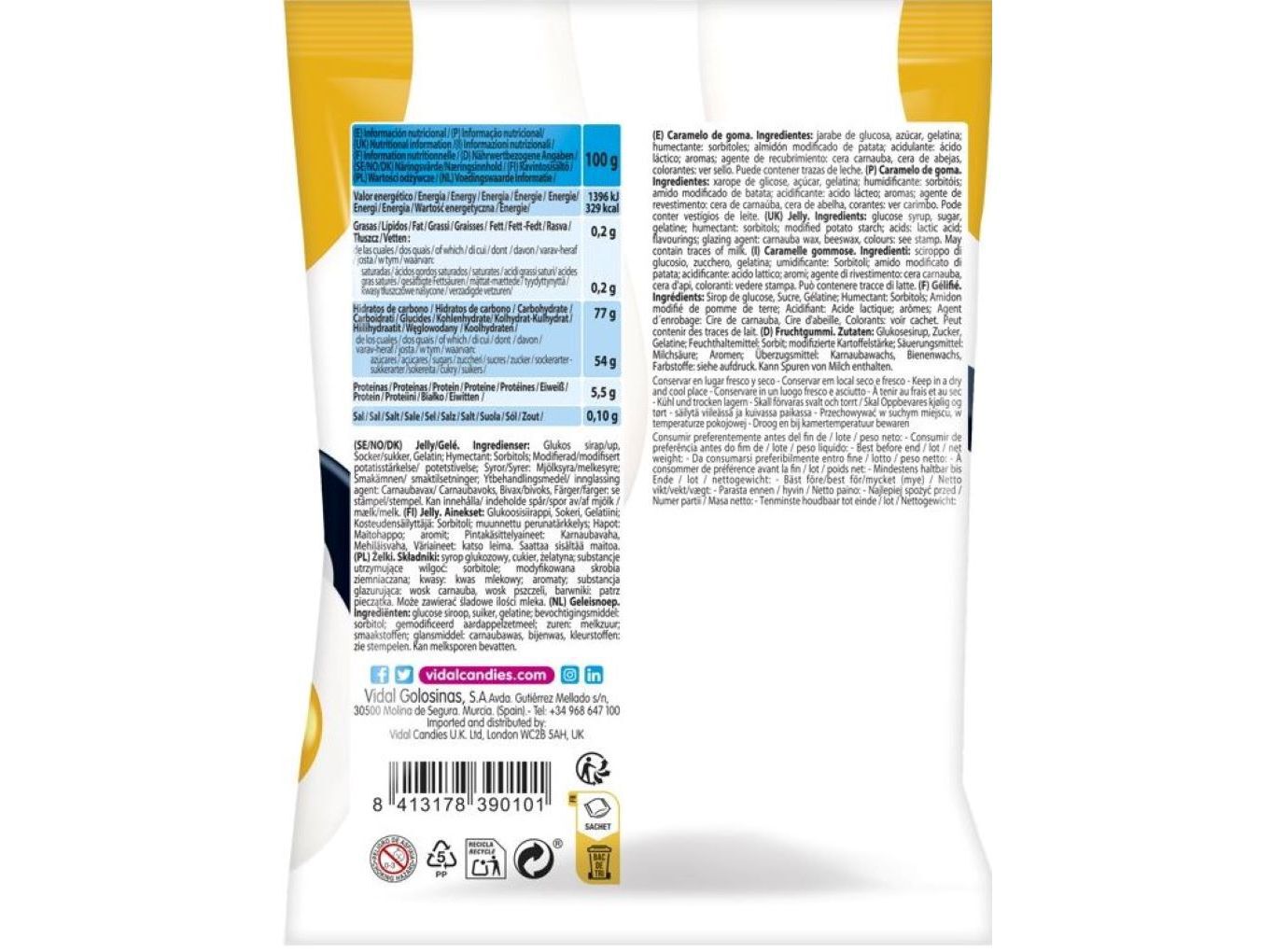 GOMAS VIDAL OVOS ESTRELADOS 90 G image number 1