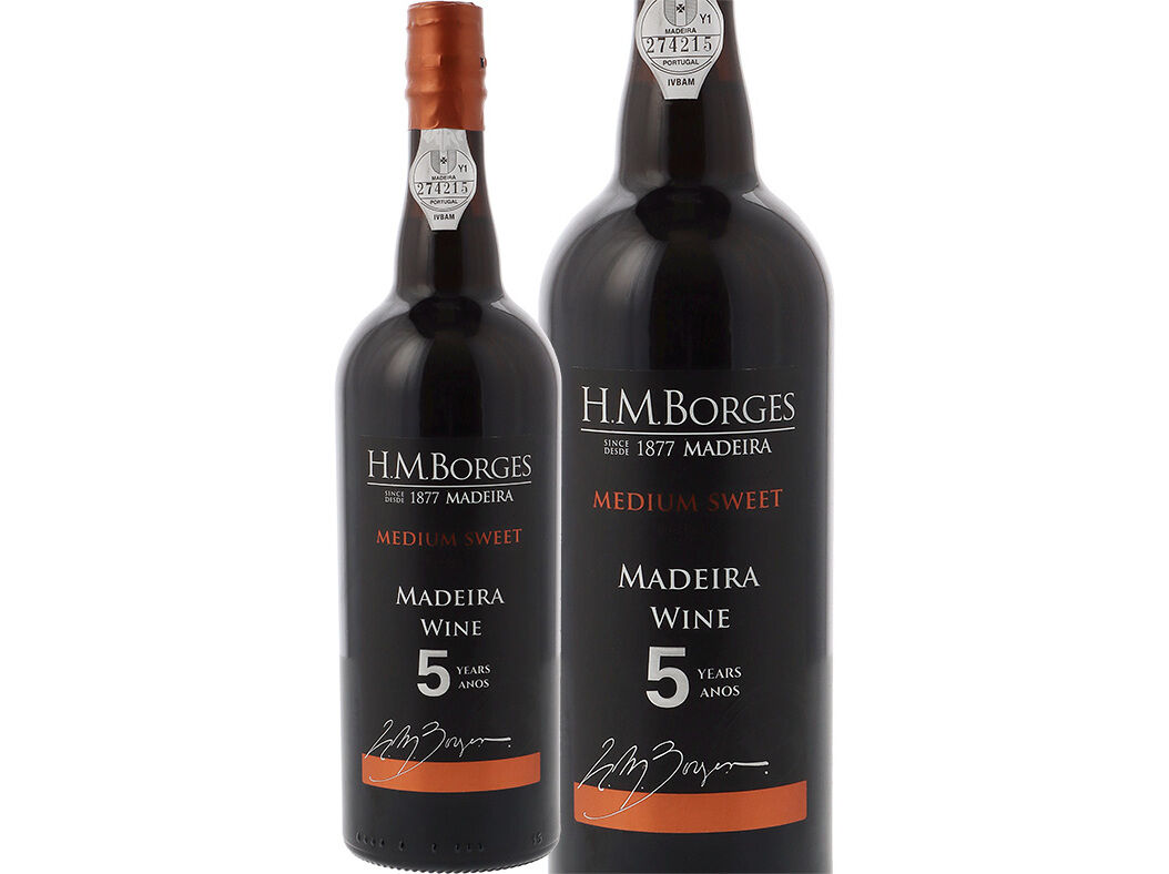 VINHO DA MADEIRA H M BORGES 5 ANOS MEIO SECO 0.75L