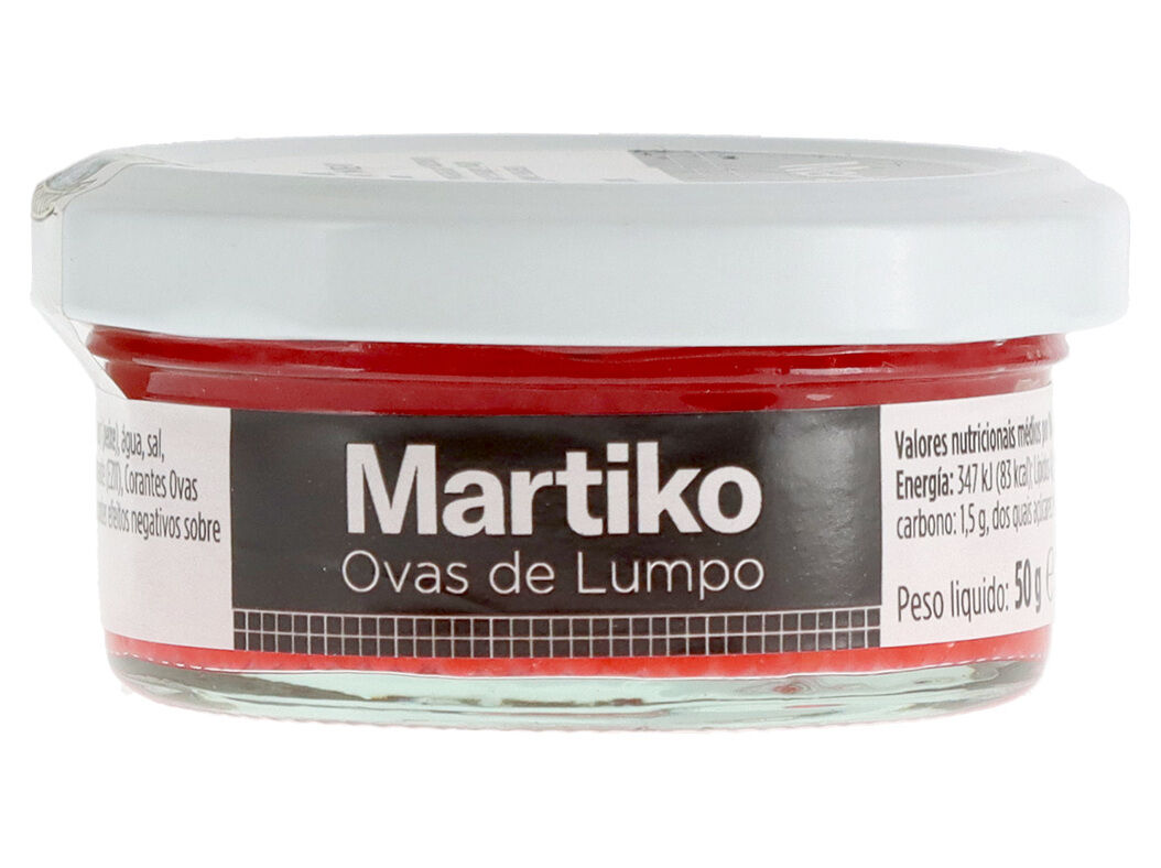 OVAS DE LUMPO MARTIKO VERMELHAS 50G image number 0