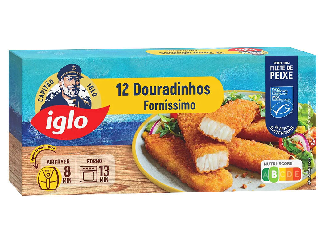 DOURADINHOS IGLO PESCADA FORN&Iacute;SSIMO 12UN 300G