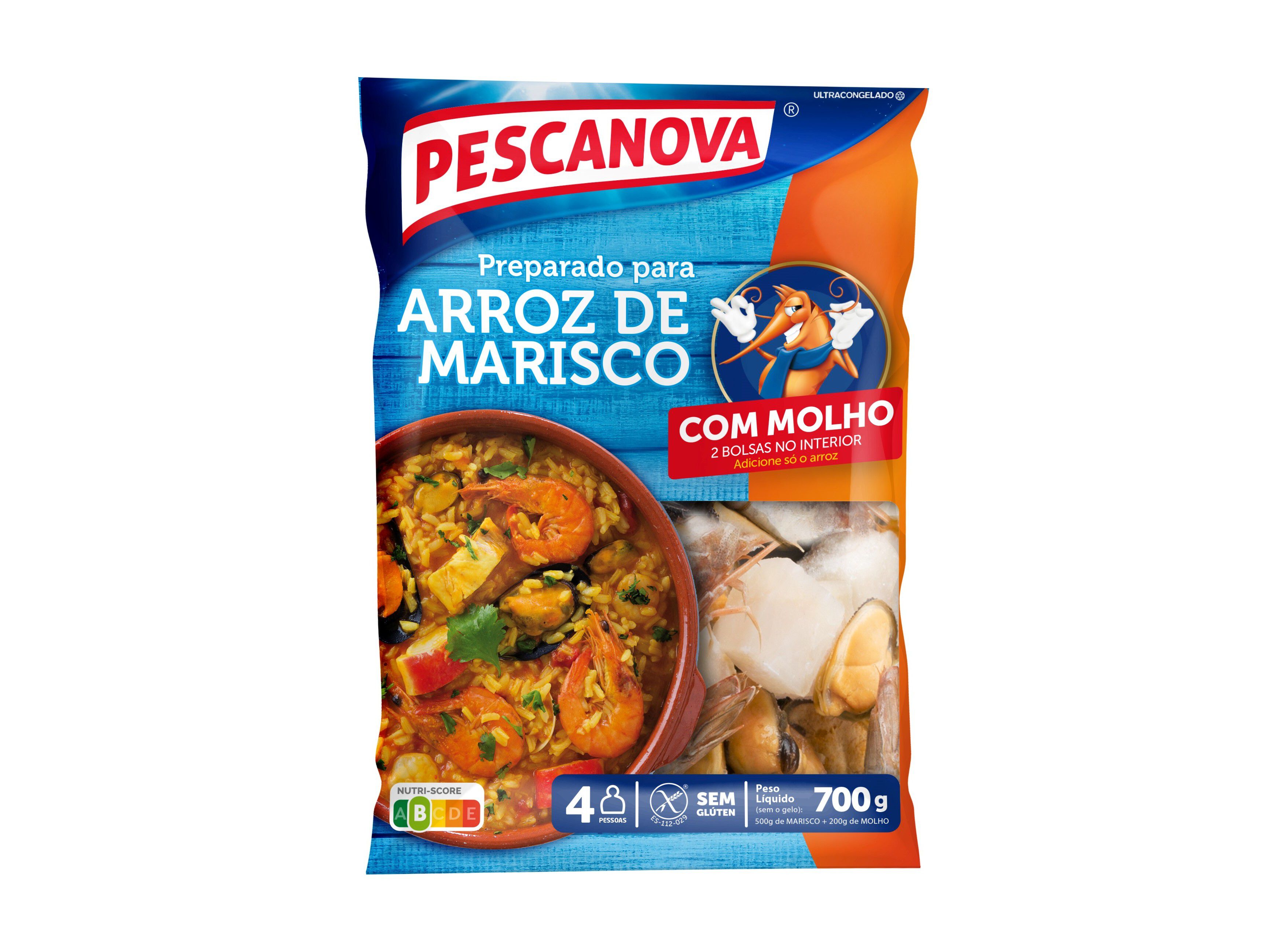 PREPARADO ARROZ MARISCO PESCANOVA SEM GLUTEN 700G image number 0