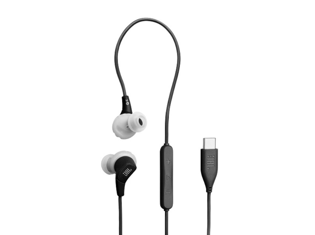 AURICULARES C/FIOS JBL ENDURANCE RUN 3C PRETO/CINZA image number 0