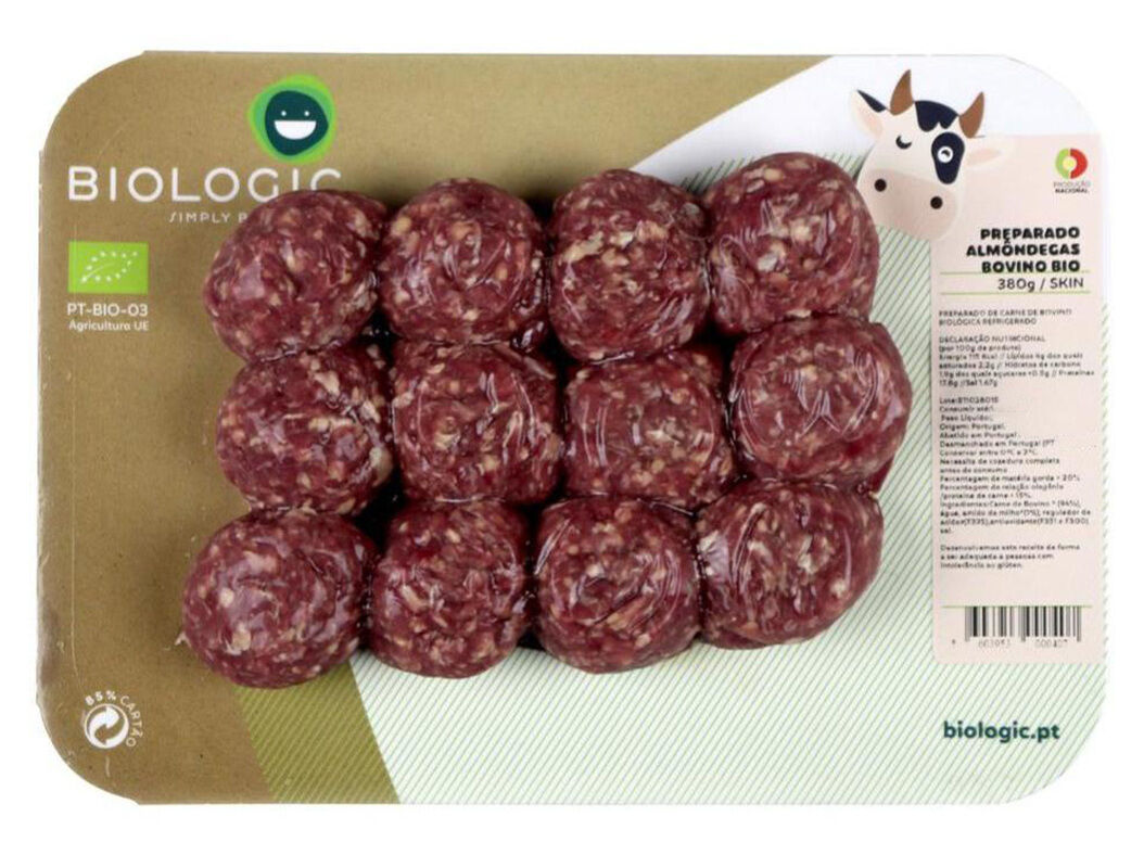 ALMONDEGAS BOVINO BIOLOGIC BIO 380 G