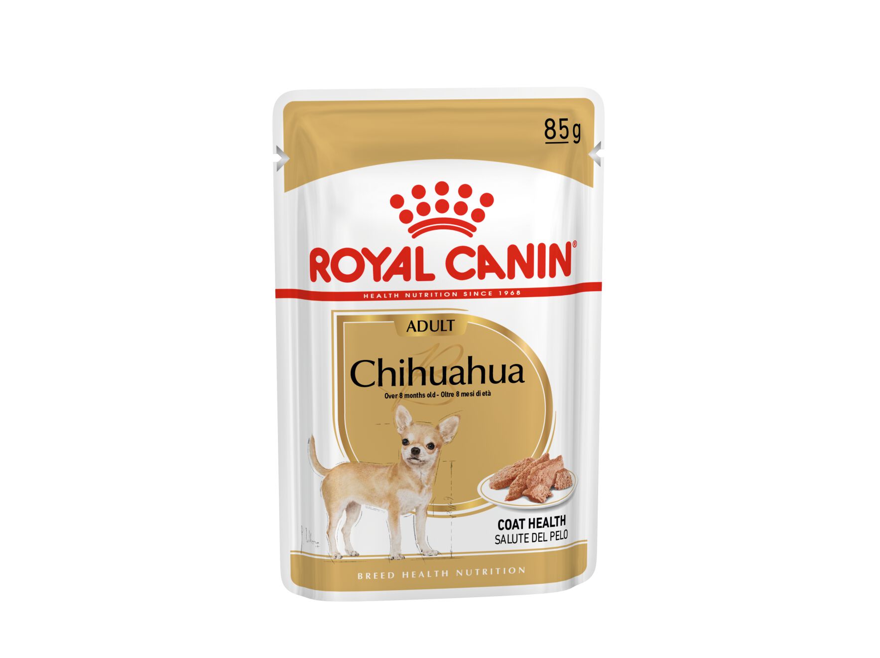 COMIDA H&Uacute;MIDA C&Atilde;O ROYAL CANIN CHIHUAHUA 85G image number 0