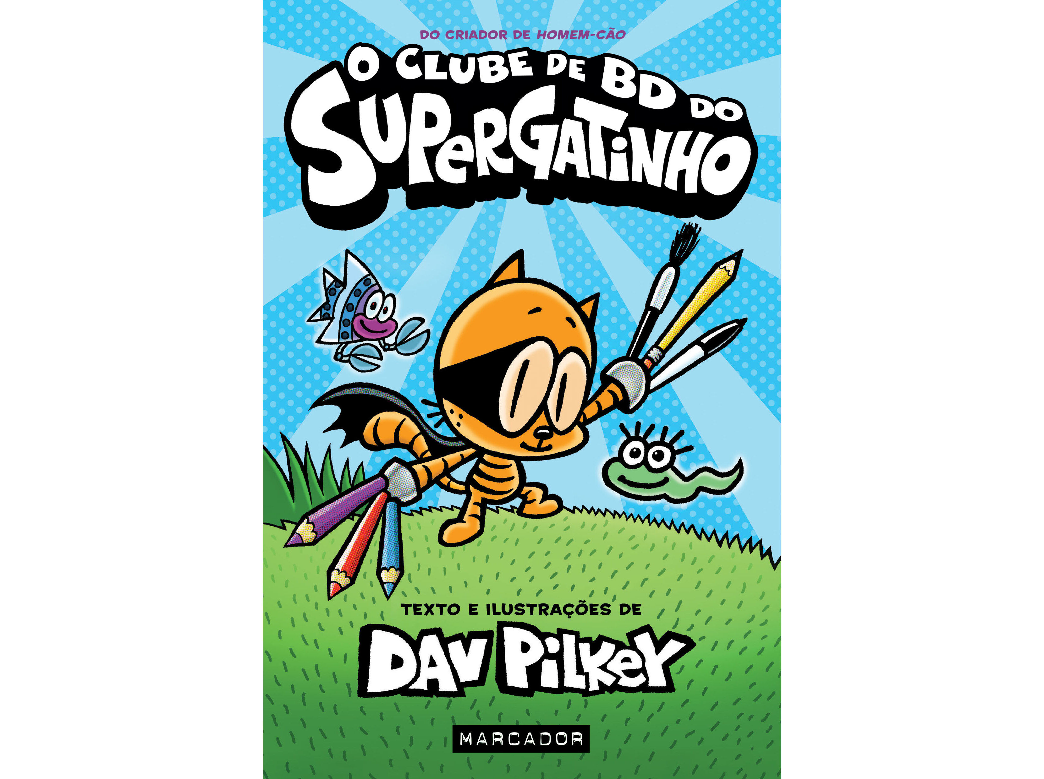 LIVRO CLUBE BD SUPERGATINHO LIVRO 1 DE DAV PILKEY image number 1