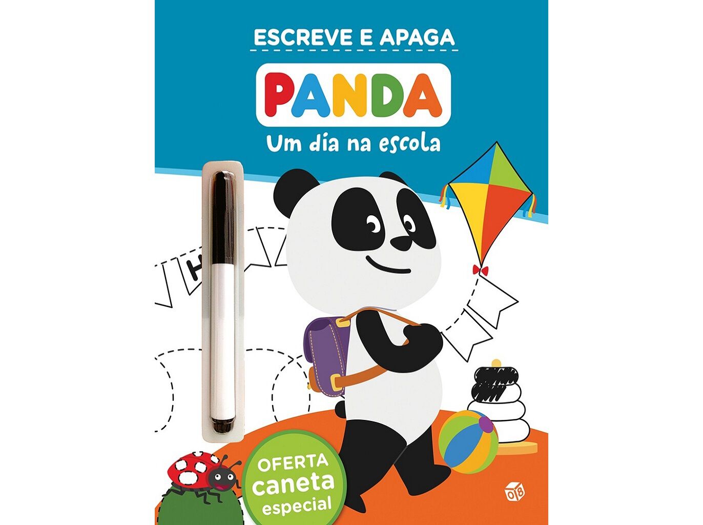 LIVRO PANDA - UM DIA NA ESCOLA - LIVRO COM CANETA ESPECIAL image number 0