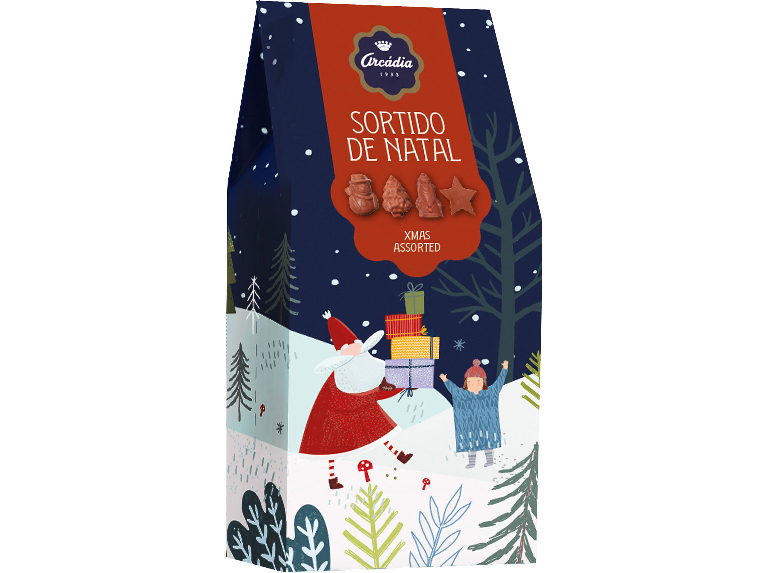 BOMBONS SORTIDOS ARC&Aacute;DIA NATAL 100G image number 1