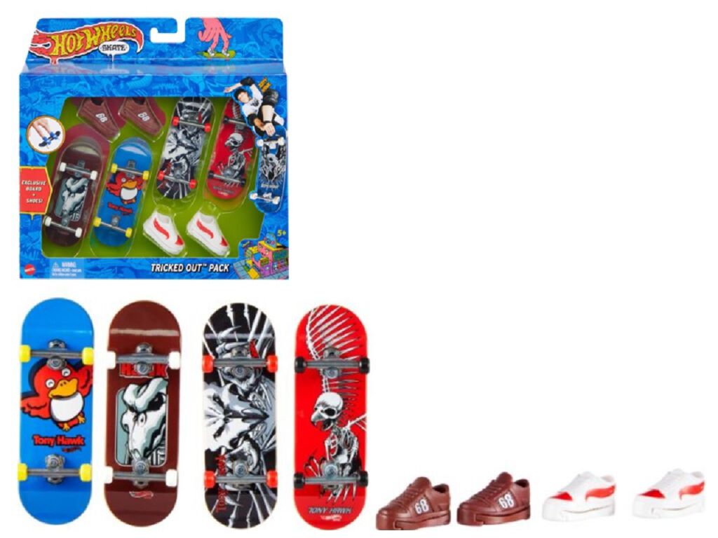 SKATES HOT WHEELS PACK 4 MODELOS SORTIDOS