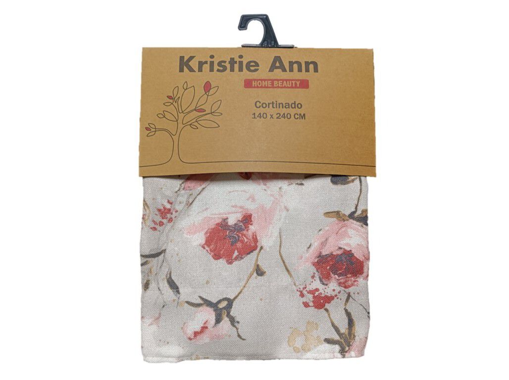 CORTINADO SPRING ROSA 140X240CM