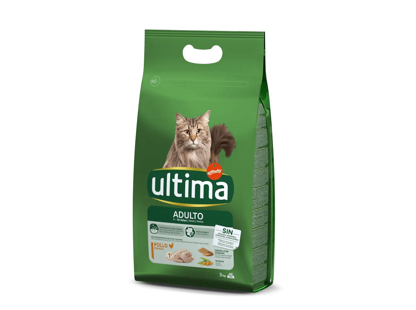 RA&Ccedil;&Atilde;O PARA GATO ULTIMA COM FRANGO E ARROZ 3KG image number 0