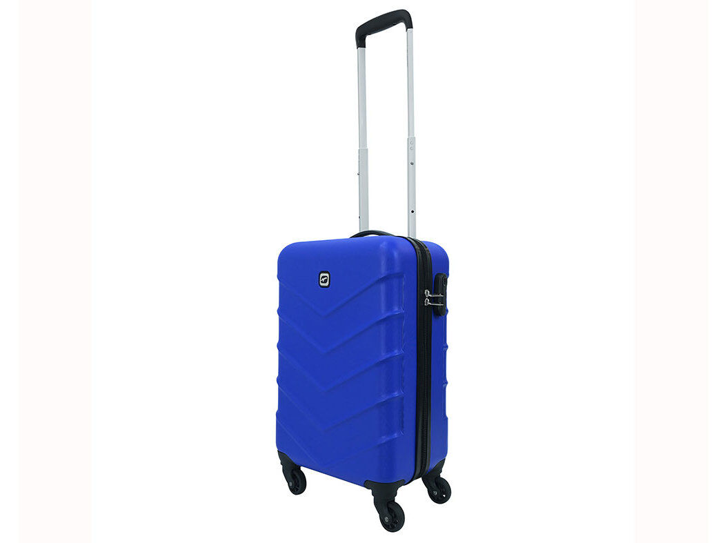 MALA DE CABINE R&Iacute;GIDA AIRPORT AZUL 4 RODAS 55CM
